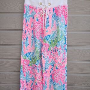 Lilly Pulitzer linen beach pants